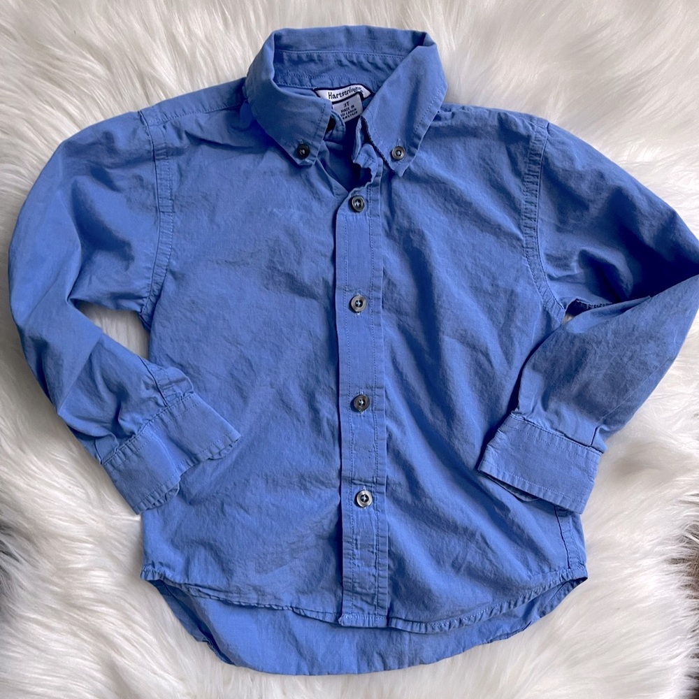 HARTSTRINGS BLUE BUTTON UP SHIRT
